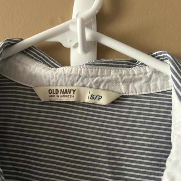 Blue Striped Tunic Dress - Picture 4 of 6